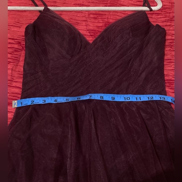 La Femme - 29076 V-Neck Semi-Sheer Bodice Junior Prom Gown NWT Size 6